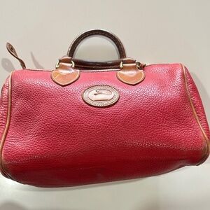 Vintage Dooney & Bourke All-Weather Leather Boston/Speedy Satchel